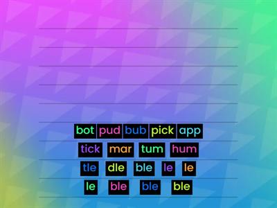 Consonant le Word Builder