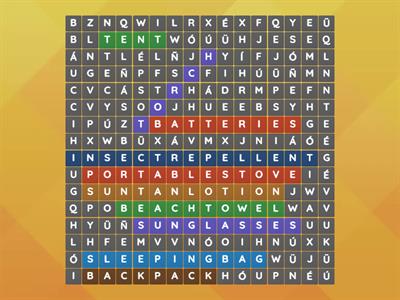 Lesson 9 - Camping - Flipped Classroom - English A1