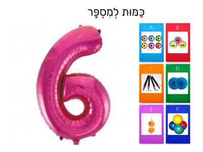  הַתְאָמַת כַּמּוּת לְמִסְפָּר