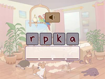 Places Spelling Anagram Game