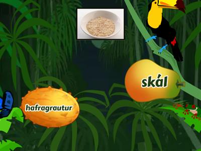 bls. 04-05 Góðan daginn (ávaxtaleikur)