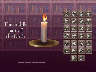 Unit 4: Structure of the Earth Vocabulary