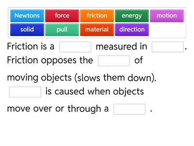 Friction