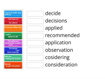 Basic 10 - Word bank