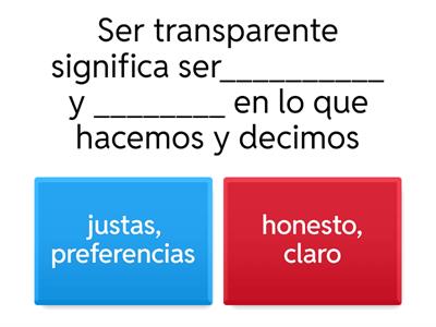 Transparencia y imparcialidad