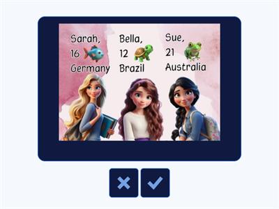 возраст\страна\питомец