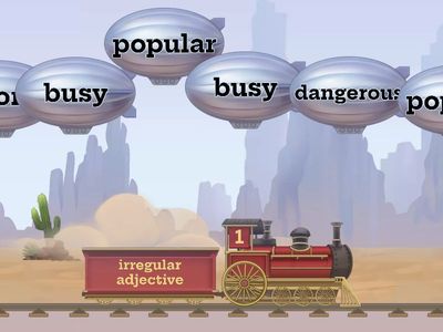 Classify Adjective - regular or irregular adjectives 