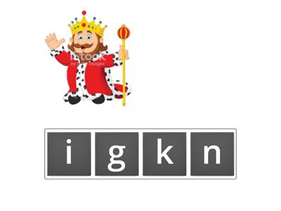 -ng -nk word jumble