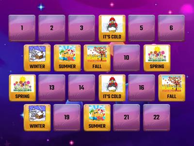 seasons - memory game