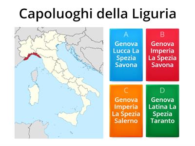 Capoluoghi di regione e provincia