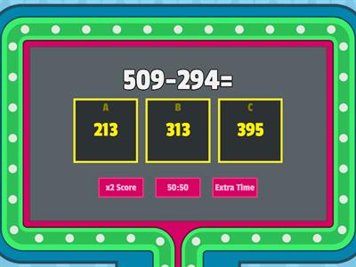 Three Digit Subtraction and Addition (with regrouping)