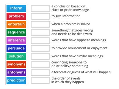 ELA Definition Match