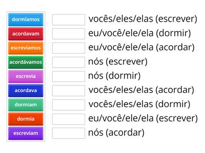 Conjugação (Pretérito Imperfeito)