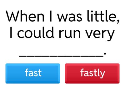 Adverbs + comparison + final test