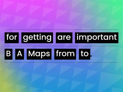 Understanding maps