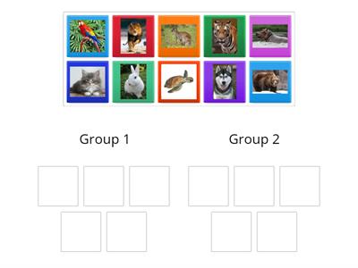 Group 1  Safe Pet   / Group 2 Not a Safe Pet  