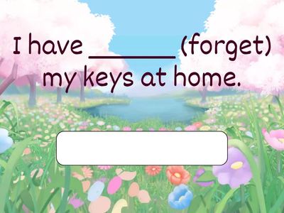 4D irregular verbs Present Perfect HW 1/2