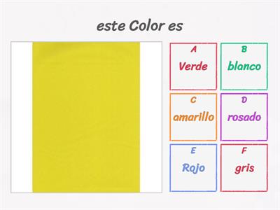 los colores