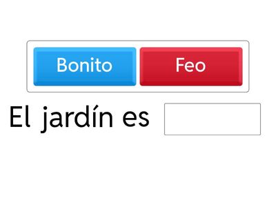 Completa la oración 