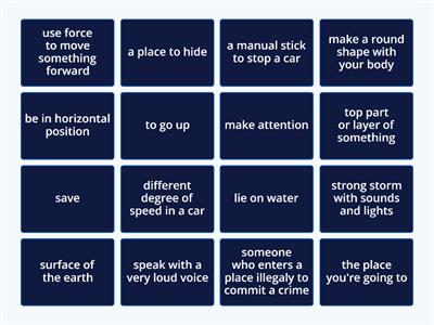  Vocabulary - second conditional - tiles