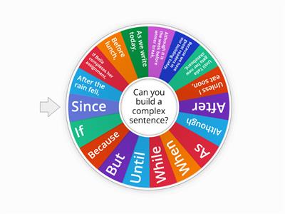 Building Complex Sentences