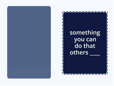 Modals of ability (gaps)