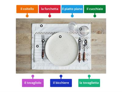 Apparecchiare la tavola