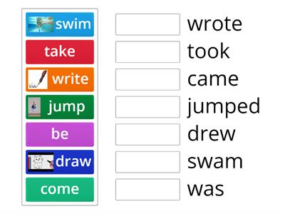 Cold Play - 'Yellow' verbs past