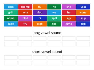 5.1 Long/short vowels (open, closed, VCE)