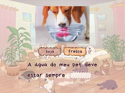 Complete a frase +PET