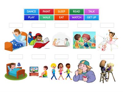 MEMORY GAME - ACTION VERBS