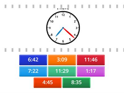 Telling Time to the Nearest Minute 