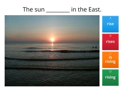 Present Simple - Present Continuous