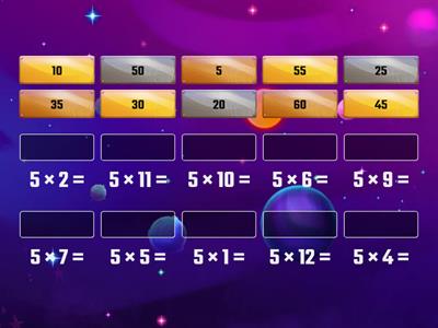 5 Times Table