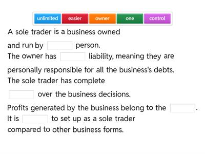 Sole Trader