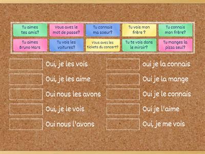 Direct object pronouns (basic) 1