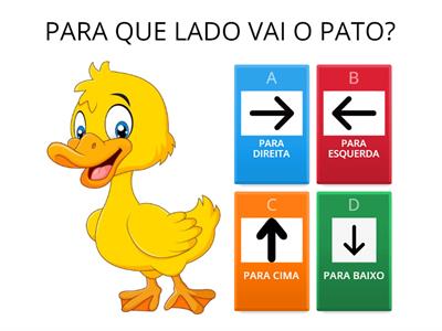 LATERALIDADE: DIREITA OU ESQUERDA? PARA CIMA OU PARA BAIXO?