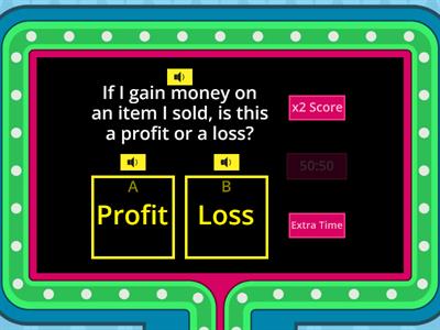 Profit and Loss Quiz