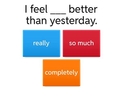 Modifying Comparisons/B1-B2