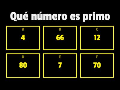 Números primos