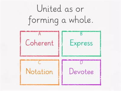 Vocabulary - 9th grande 3rd trimester - extended