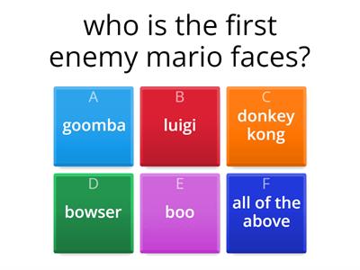 mario QUIZ