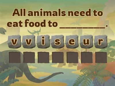 Spelling : Predators & Prey