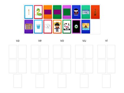 Silabas va,ve,vi,vo,vu