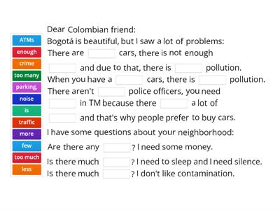 Quantity with countables and uncontables A1