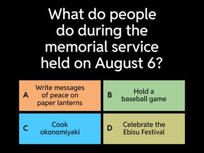 GJC - Hiroshima Tour Questions