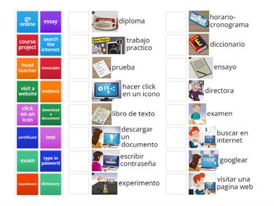Vocabulary bright ideas pag 10 and 12