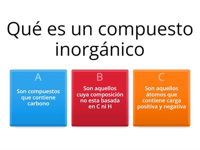 COMPUESTOS INÓRGANICOS