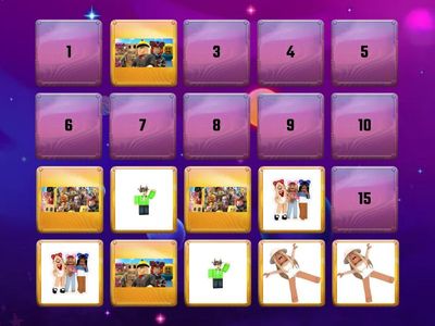 Роблокс. Меморі.