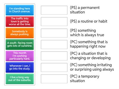 Present Simple vs Continuous